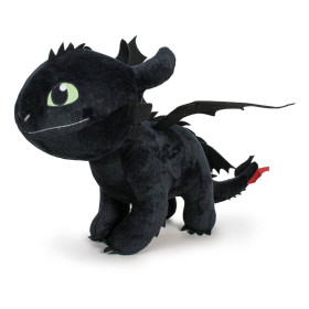 How to train your Dragon - Dragons - Peluche Toothless Krokmou 18 cm de haut