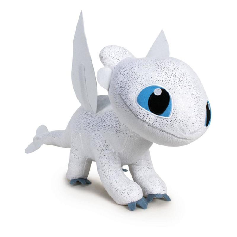 How to train your Dragon - Dragons - Peluche Light Fury 18 cm de haut