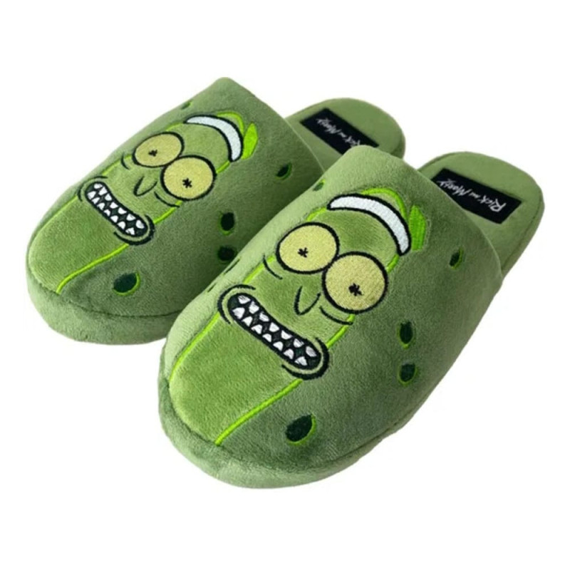 Rick and Morty - Chaussons pantoufles 42-44 Pickle Rick