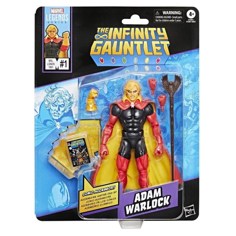 Marvel Legends - Retro Collection - Figurine Adam Warlock 15 cm (The Infinity Gauntlet)