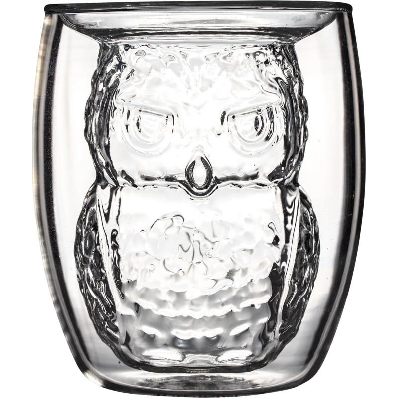 Harry Potter - Verre 3D Double paroi Hedwige