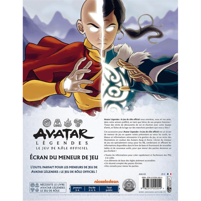 Avatar : The Last Airbender - Avatar Légendes - Le Jeu de Rôle Officiel