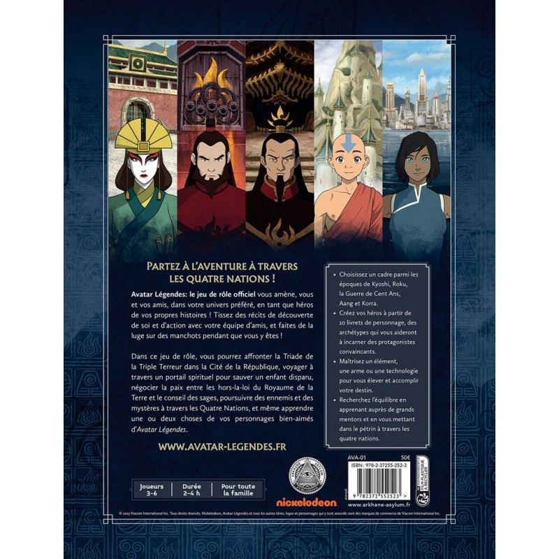 Avatar : The Last Airbender - Avatar Légendes - Le Jeu de Rôle Officiel