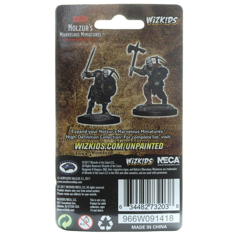 Dungeons & Dragons: Nolzur’s Marvelous - Figurines miniatures à peindre Earth Genasi Male Fighter