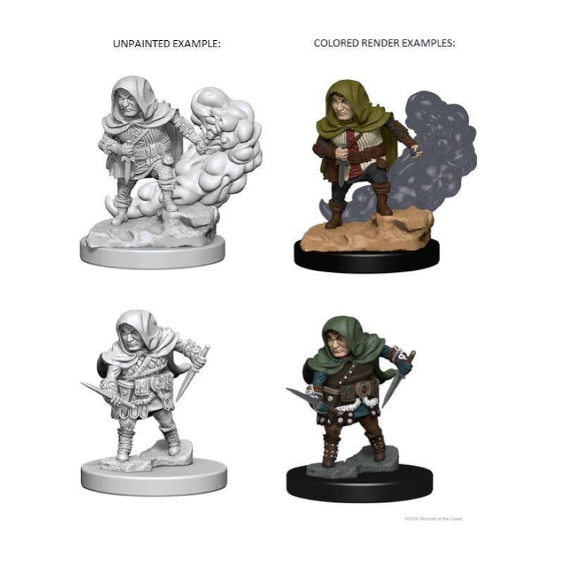 Dungeons & Dragons: Nolzur’s Marvelous - Figurines miniatures à peindre Halfling Male Rogue