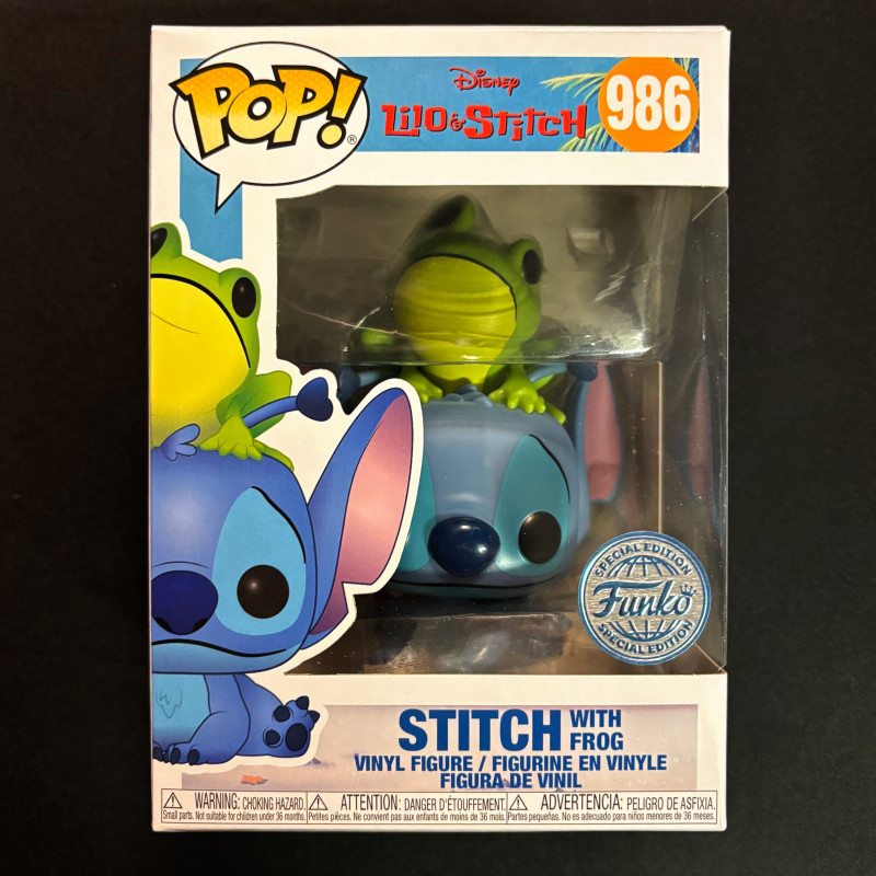 Disney - Pop! - Stitch with Frog n°986