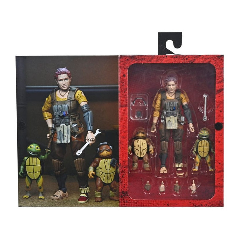 AOUT 2025 : Tortues Ninja - TMNT The Last Ronin Lost Years - Figurine Synja Grammy April with Baby Yi & Moja