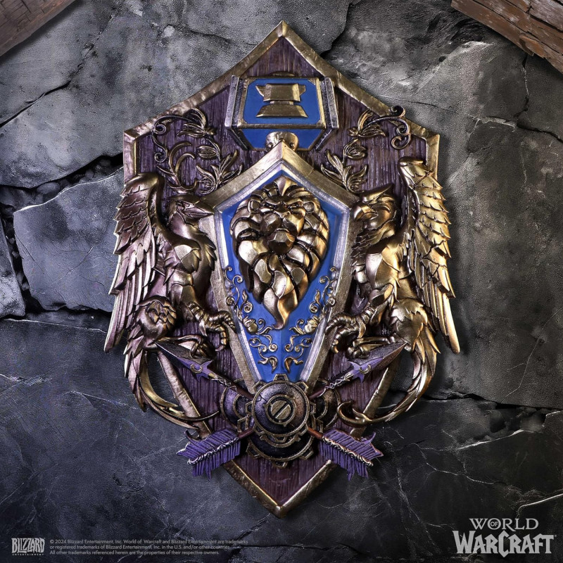 World of Warcraft - Plaque murale Alliance