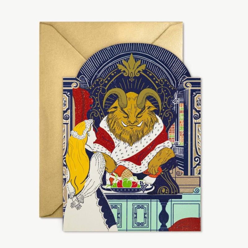 The Beauty & The Beast - par Minalima - Carte de voeux 3D