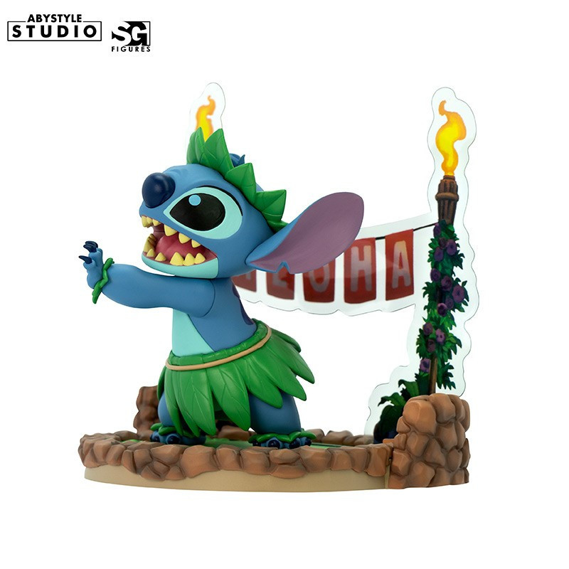 Disney : Lilo & Stitch - Figurine SG Stitch Hula Dance 10 cm