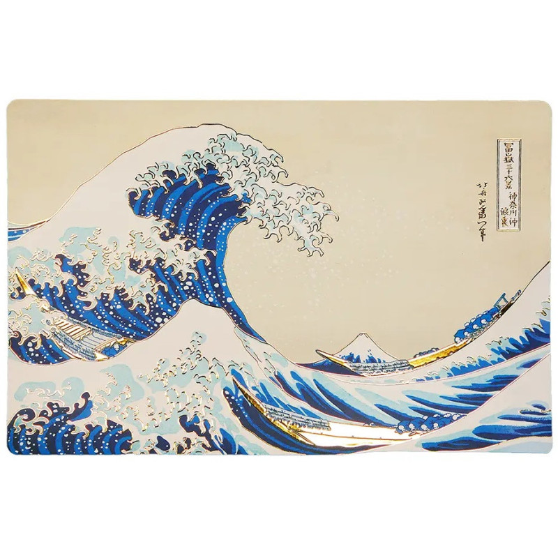 Hokusai - Lot de 4 sets de table La Grande Vague de Kanagawa