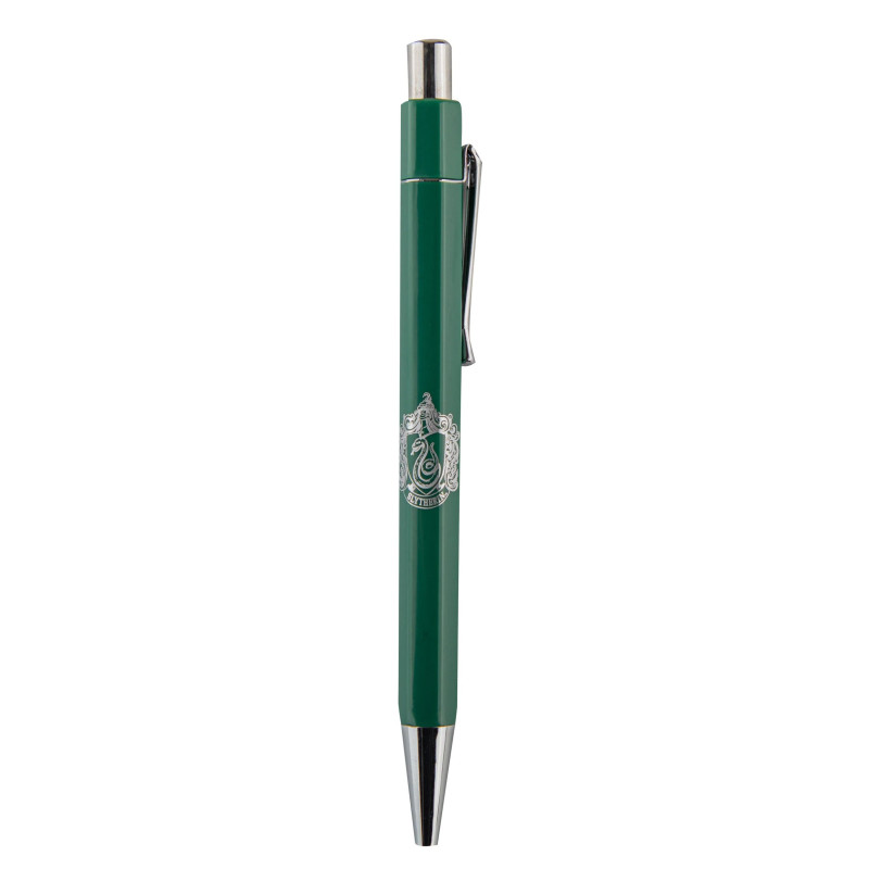 Harry Potter - Carnet deluxe et stylo Slytherin Crest