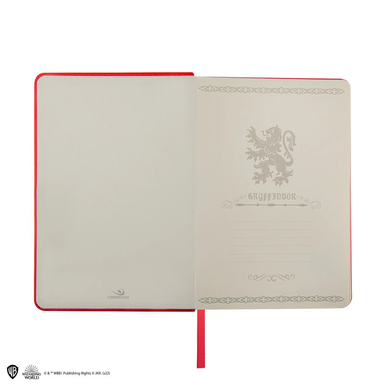 Harry Potter - Carnet deluxe et stylo Gryffindor Crest