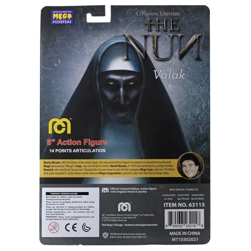 The Conjuring Universe - Figurine Mego The Nun Valak 20 cm