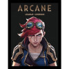 Arcane : League of Legends - poster encadré Vi (30 x 40 cm)