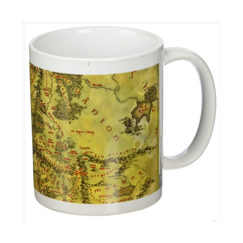 Lord of the Rings - Mug Middle-earth Map