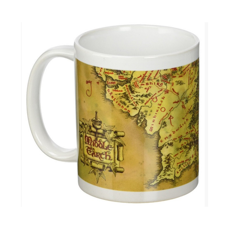 Lord of the Rings - Mug Middle-earth Map