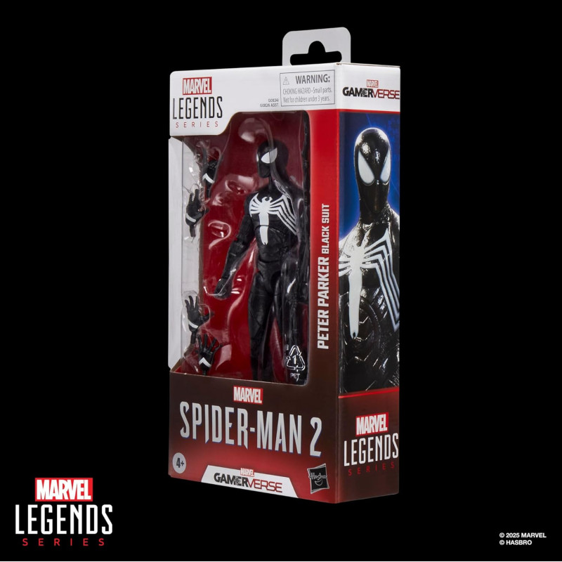 AOUT 2025 : Marvel Legends - Gamerverse Spider-Man 2 - Peter Parker Black Suit