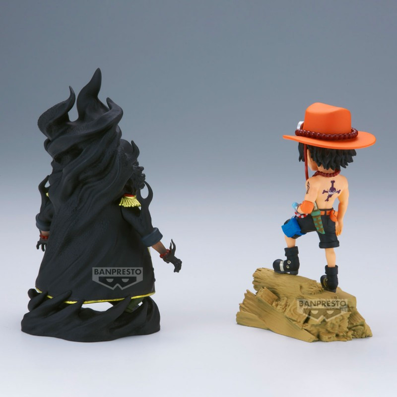 DÉCEMBRE 2025 : One Piece - Figurine WCF Log Stories Portgas D. Ace vs Marshall D. Teach