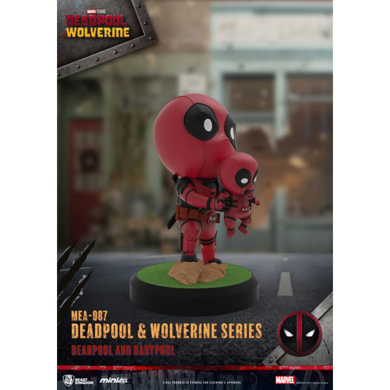 JUIN 2025 : Deadpool & Wolverine - Figurine Egg Attack 8 cm - Deadpool & Babypool