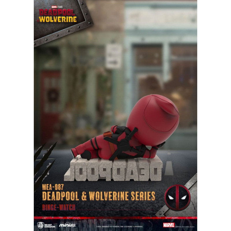 JUIN 2025 : Deadpool & Wolverine - Figurine Egg Attack 8 cm - Deadpool Binge-watch