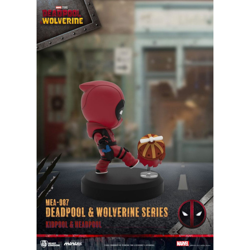 JUIN 2025 : Deadpool & Wolverine - Figurine Egg Attack 8 cm - Kidpool & Headpool