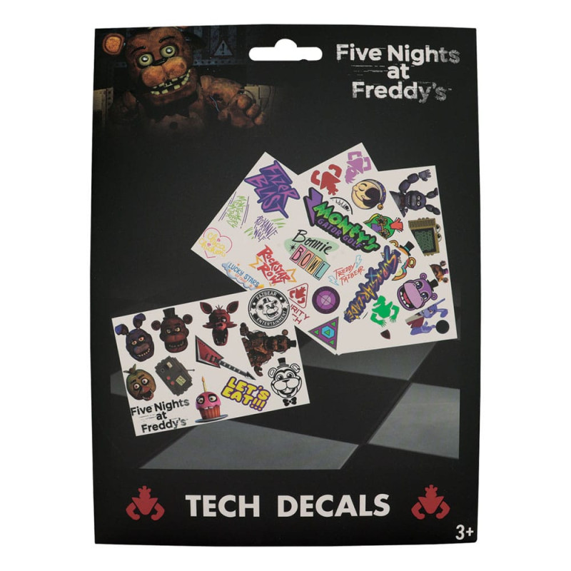 Five Nights at Freddy's - Pack de stickers autocollants tech decals