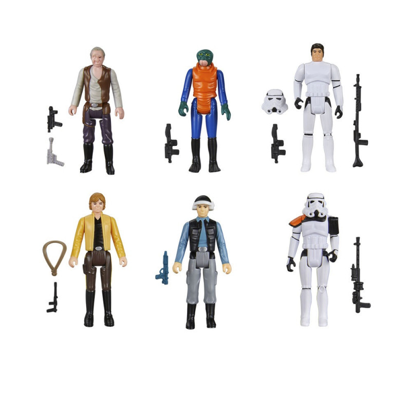 SEPTEMBRE 2025 : Star Wars - Retro Collection : Pack de 6 figurines A New Hope