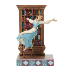 Disney : La Belle & La Bête - Traditions - Figurine Belle with Bookshelf