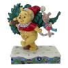 Disney : Winnie l'Ourson - Traditions - Figurine Christmas Winnie & Porcinet