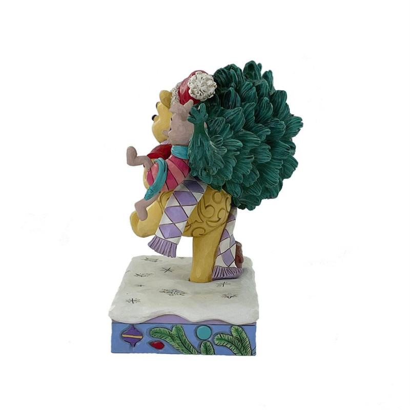 OCTOBRE 2025 : Disney : Winnie l'Ourson - Traditions - Figurine Christmas Winnie & Porcinet