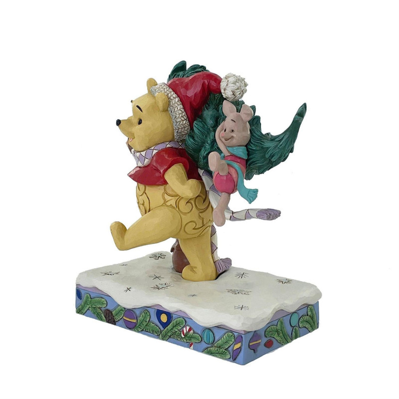 OCTOBRE 2025 : Disney : Winnie l'Ourson - Traditions - Figurine Christmas Winnie & Porcinet