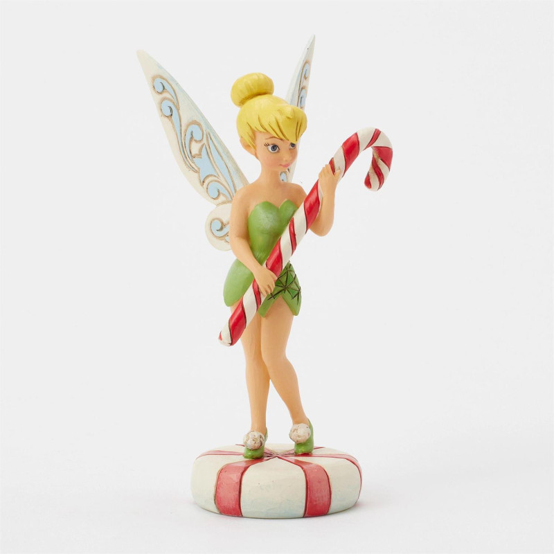 OCTOBRE 2025 : Disney : Peter Pan - Traditions - Figurine Christmas Clochette Tinker Bell Candy Cane