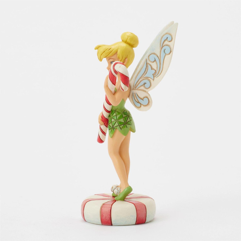 OCTOBRE 2025 : Disney : Peter Pan - Traditions - Figurine Christmas Clochette Tinker Bell Candy Cane