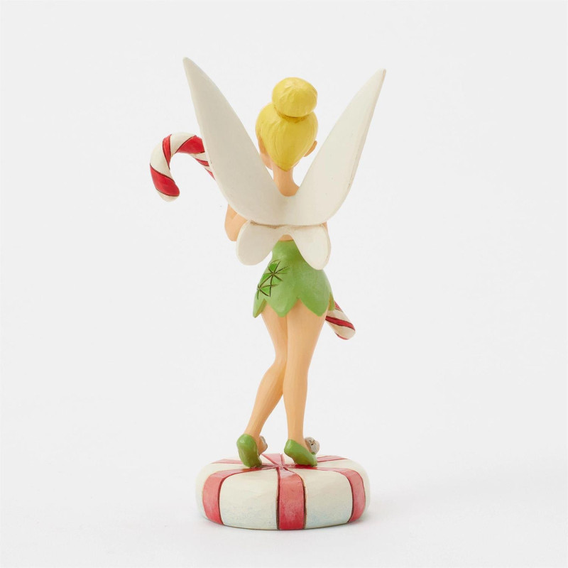 OCTOBRE 2025 : Disney : Peter Pan - Traditions - Figurine Christmas Clochette Tinker Bell Candy Cane