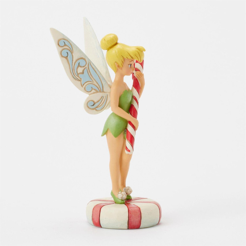 OCTOBRE 2025 : Disney : Peter Pan - Traditions - Figurine Christmas Clochette Tinker Bell Candy Cane