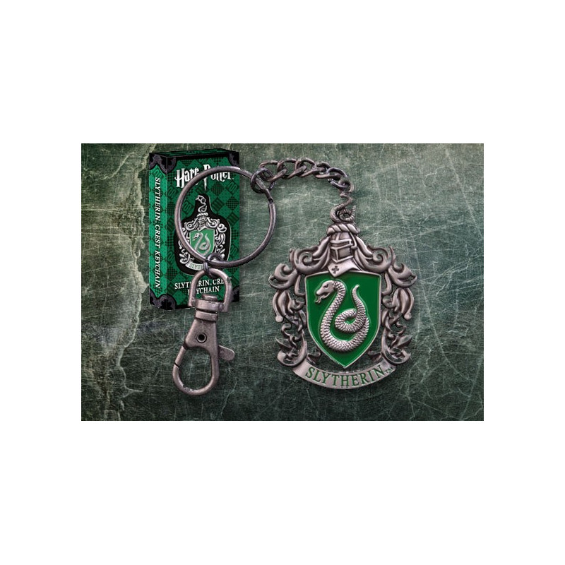 Harry Potter - Porte-clé métal Slytherin Crest