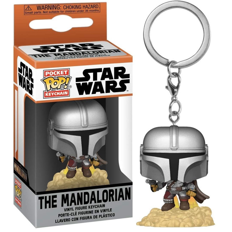 Star Wars : The Mandalorian - Pop! Pocket - porte-clé Mando with Blaster -  Imagin'ères