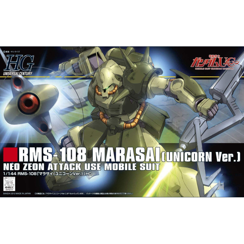 Gundam - HGUC 1/144 RMS-108 Marasai (Unicorn Ver.)