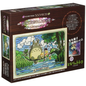 Mon Voisin Totoro - Puzzle Vitrail 300 pièces Pêche