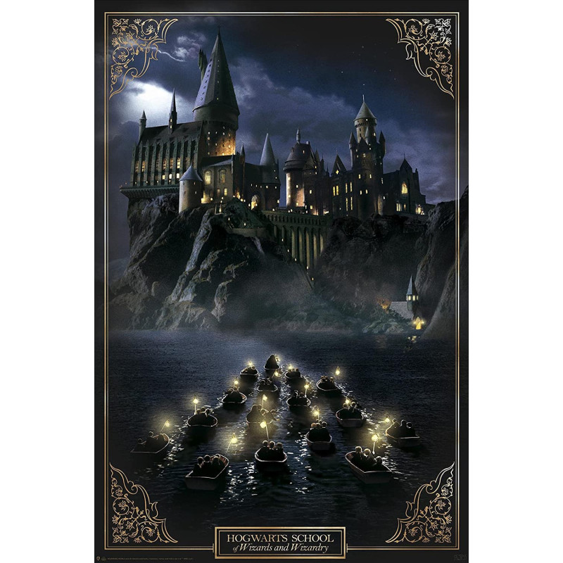 Harry Potter - grand poster Hogwarts (61 x 91,5 cm)