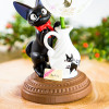 Kiki la Petite Sorcière - Petite statue Jiji et rose