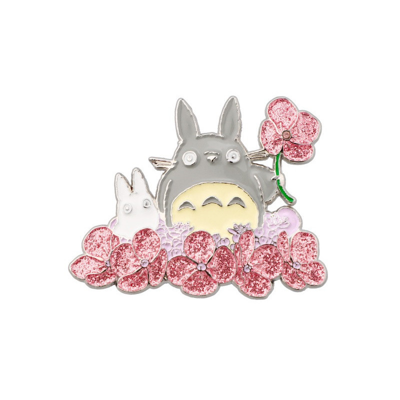 Mon voisin Totoro - Broche Totoro gris et blanc