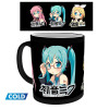 Vocaloid - Mug thermo-réactif Miku Hatsune & Groupe