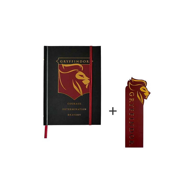 Harry Potter - Carnet rigide + marque-page Gryffindor