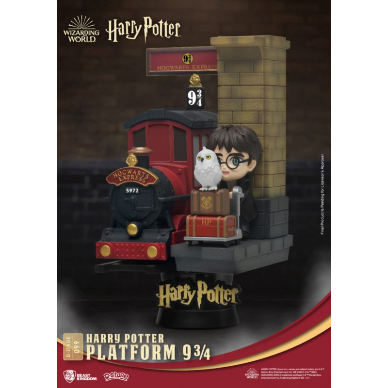 Harry Potter - Figurine Diorama D-Stage Platform 9 3/4 New Version 15 cm