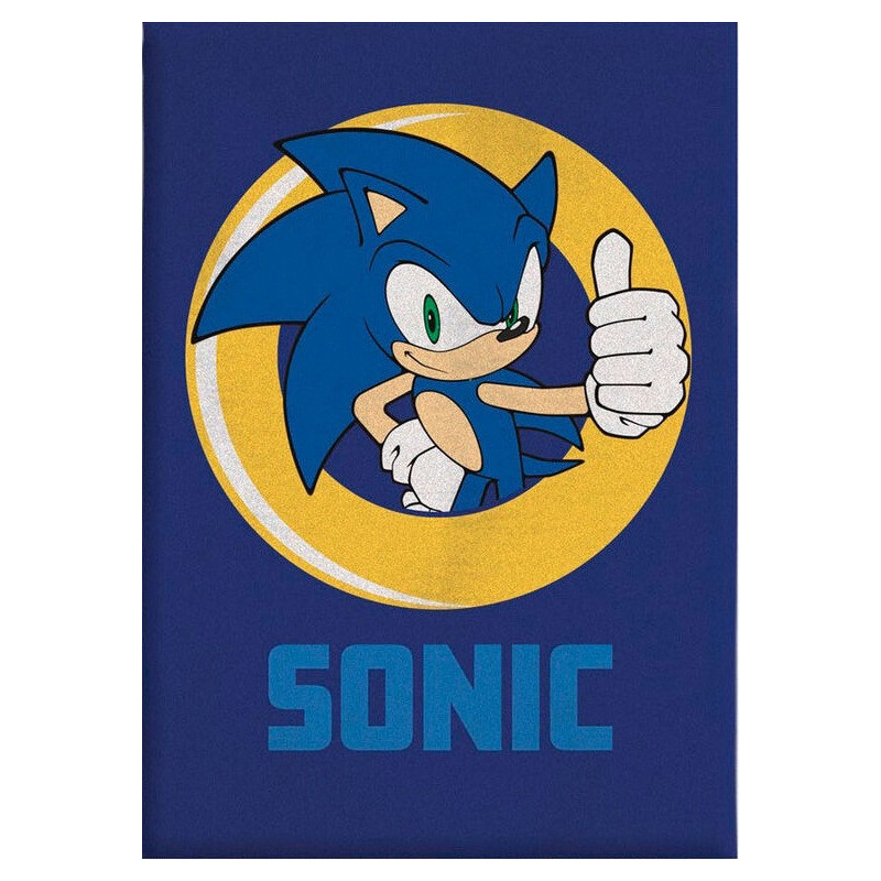 Sonic - Couverture plaid 100 x 140 cm