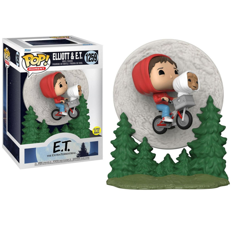 E.T. l'Extra-terrestre - Pop! Moment - Elliot and ET Flying (GITD) n°1259