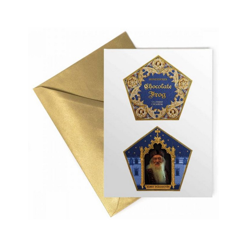 Harry Potter - Carte de voeux lenticulaire Chocolate Frog Packaging