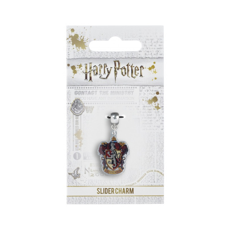 Harry Potter - Breloque plaqué argent Gryffindor